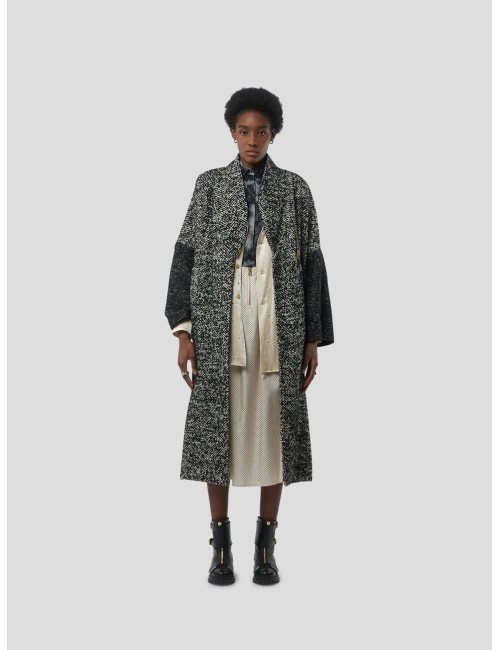 Manteau EREN - Lainage Moucheté Façon Grand-Père