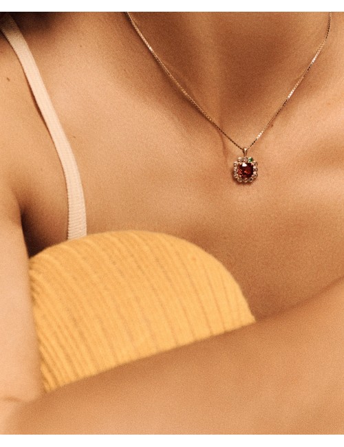 Collier ROBIN - Grenat