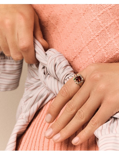 Bague ROBIN 1 - Grenat