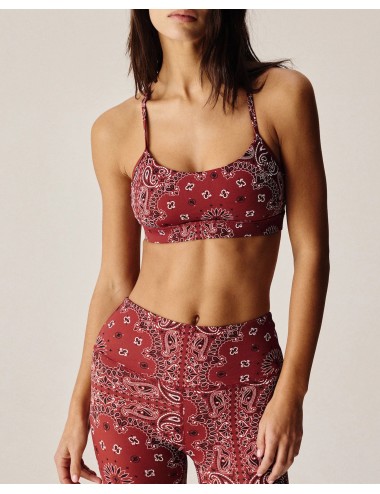 Bra YOGA - Bandana Bordeaux