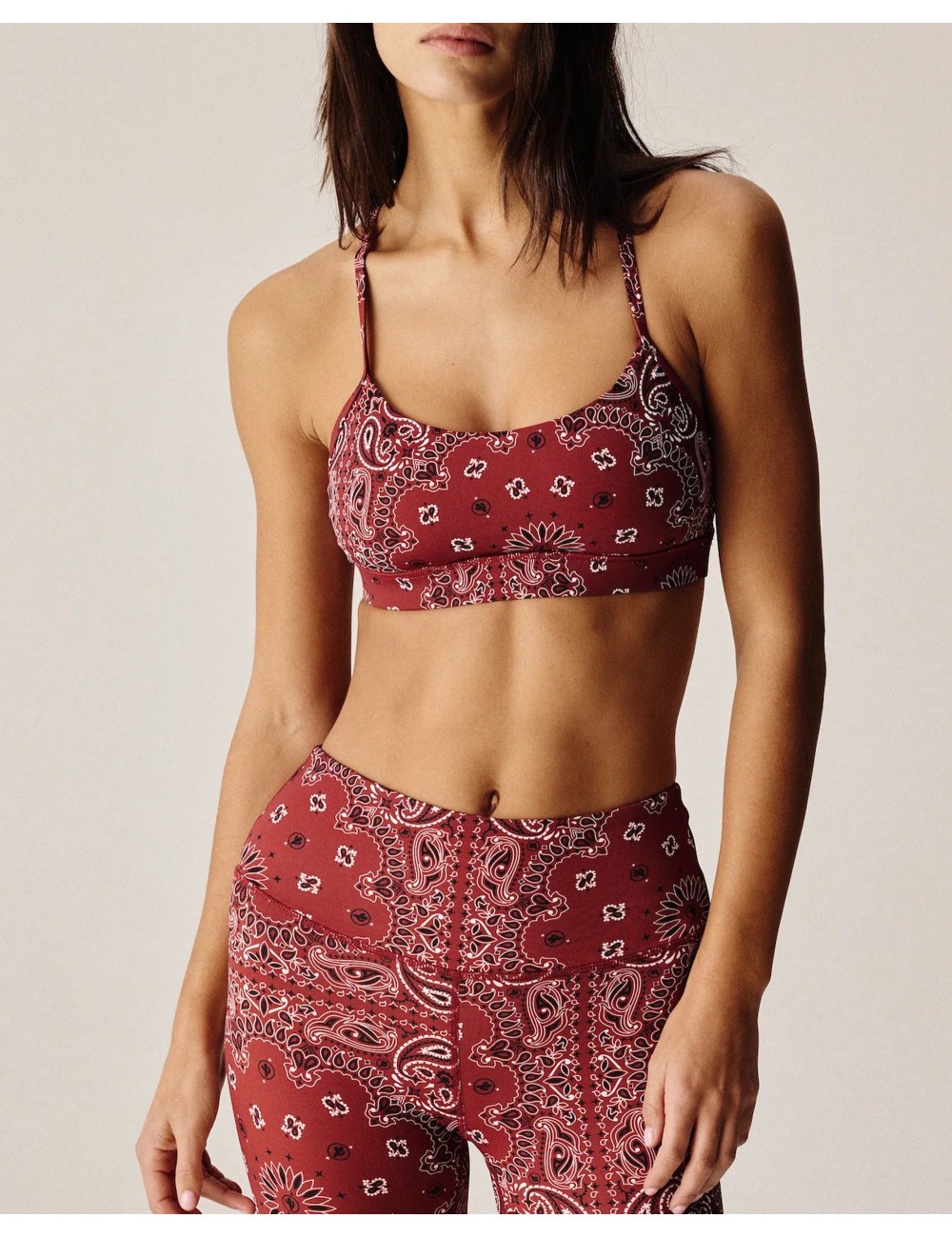 Bra YOGA - Bandana Bordeaux