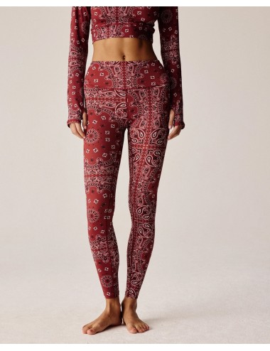 Legging de YOGA  - Bandana Bordeaux