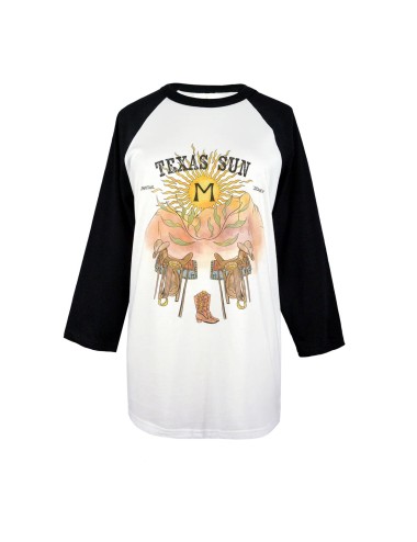 Tee-shirt TEXAS SUN - Noir
