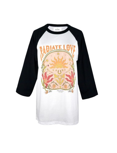 Tee-shirt RADIATE LOVE - Noir