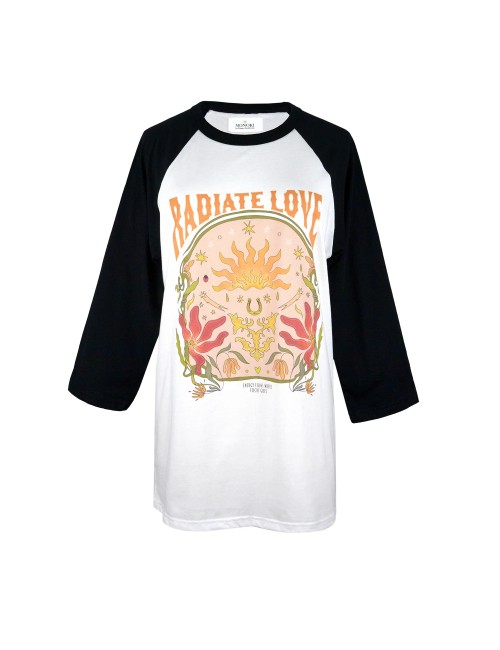 Tee-shirt RADIATE LOVE - Noir