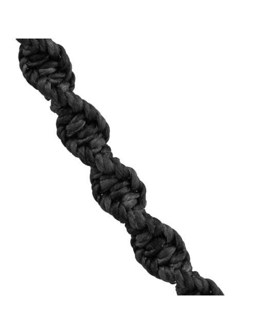 Cordon MACRAMÉ - Noir