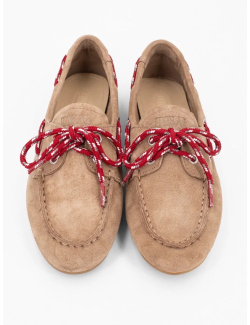 Mocassins suédé KIMANA - Sable