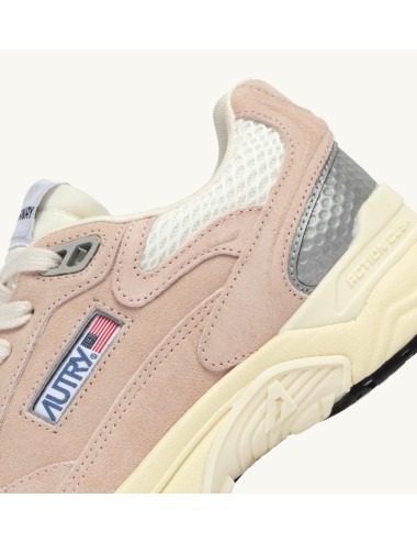 HYPERWAY Low, Mesh et Daim - Silk et Marshmallow