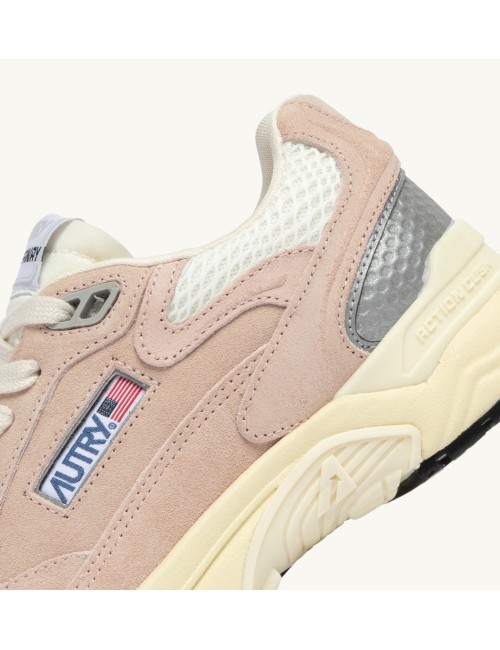 HYPERWAY Low, Mesh et Daim - Silk et Marshmallow