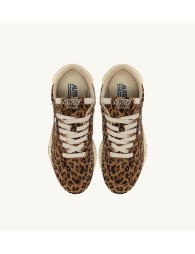 REELWIND Low, Daim et Cuir - Léopard et Rutbaga