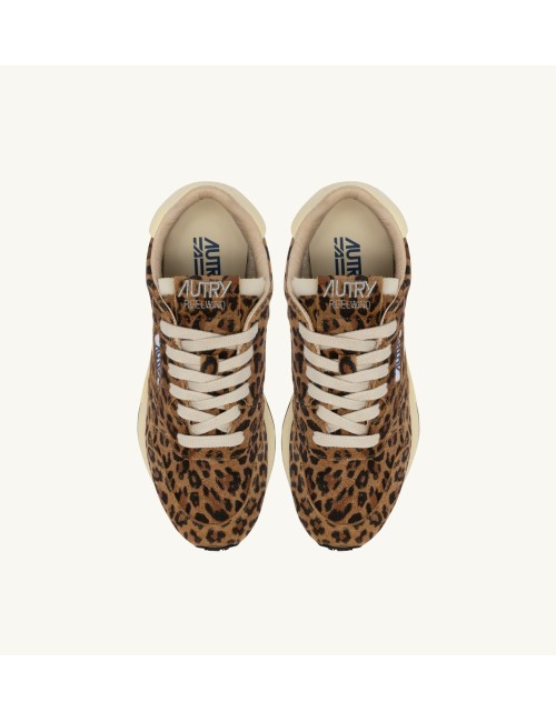 REELWIND Low, Daim et Cuir - Léopard et Rutbaga