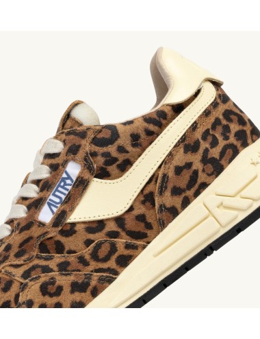 REELWIND Low, Daim et Cuir - Léopard et Rutbaga