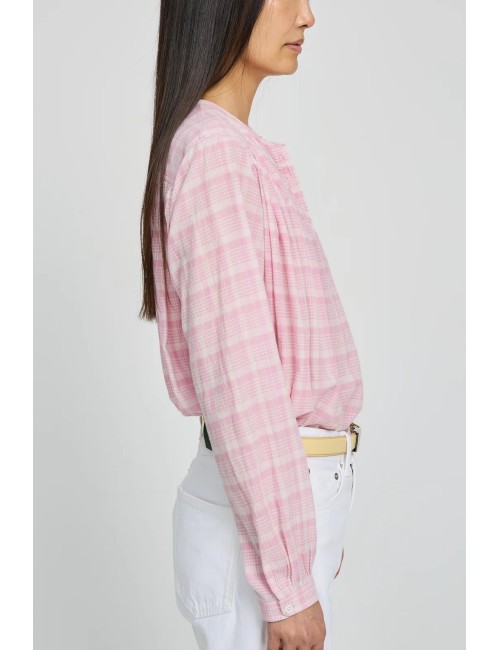 Blouse CIGAR - Rose à Carreaux