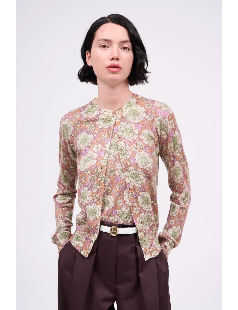 Cardigan MYOSOTIS - Imprimé Fleuri