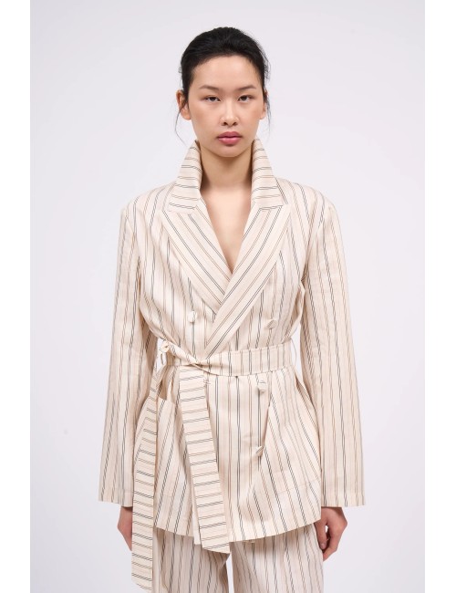 Veste BRASILIA - Crème, Rayures