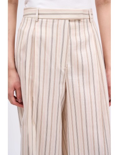 Pantalon BAGNOLET - Crème, Rayures