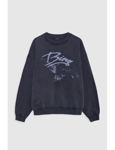 Sweatshirt SPENCER Eagle - Noir délavé