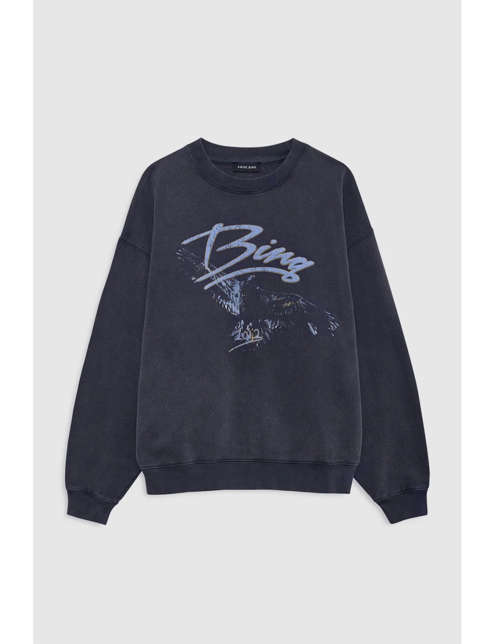 Sweatshirt SPENCER Eagle - Noir délavé