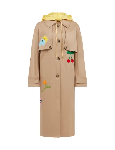 TRENCH COAT with Patches
