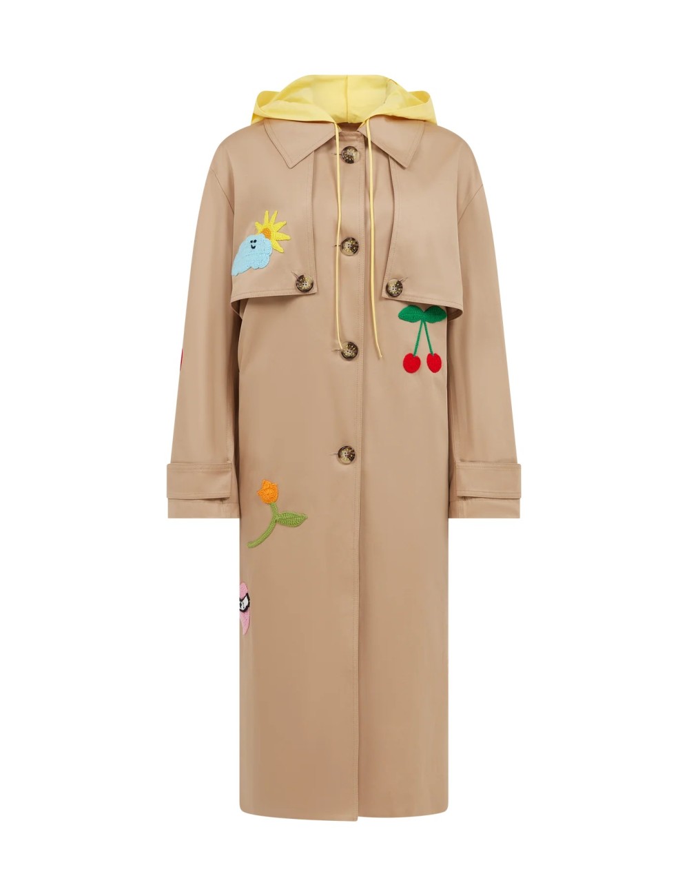 TRENCH COAT with Patches