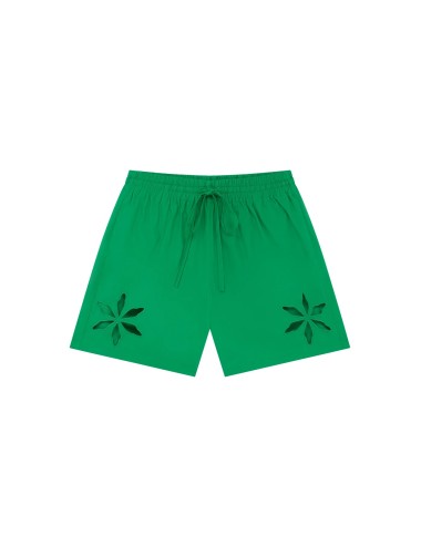 Short à FLEURS découpées