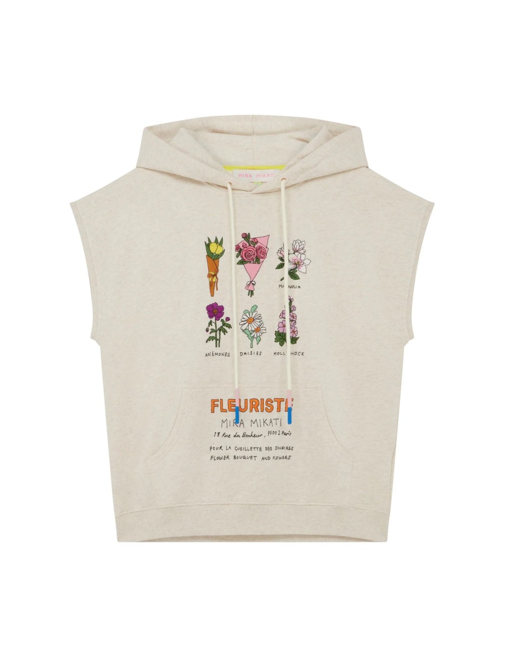 HOODIE sans Manche à Capuche