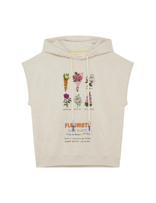 HOODIE sans Manche à Capuche