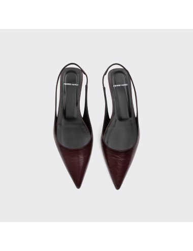 Slingback Plat STELLA - Bordeaux