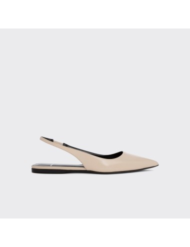 Slingback Plat STELLA - Beige clair