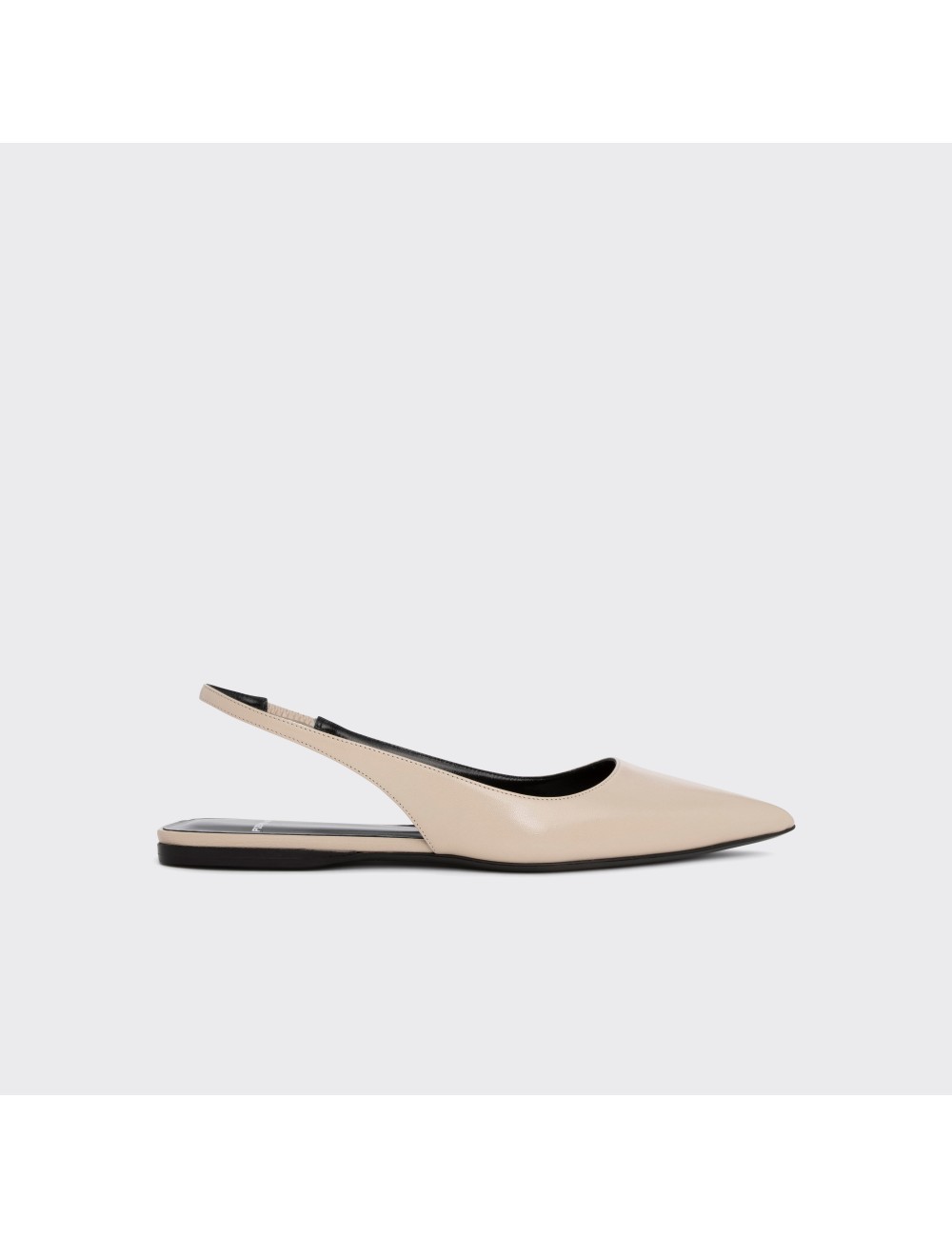 Slingback Plat STELLA - Beige clair