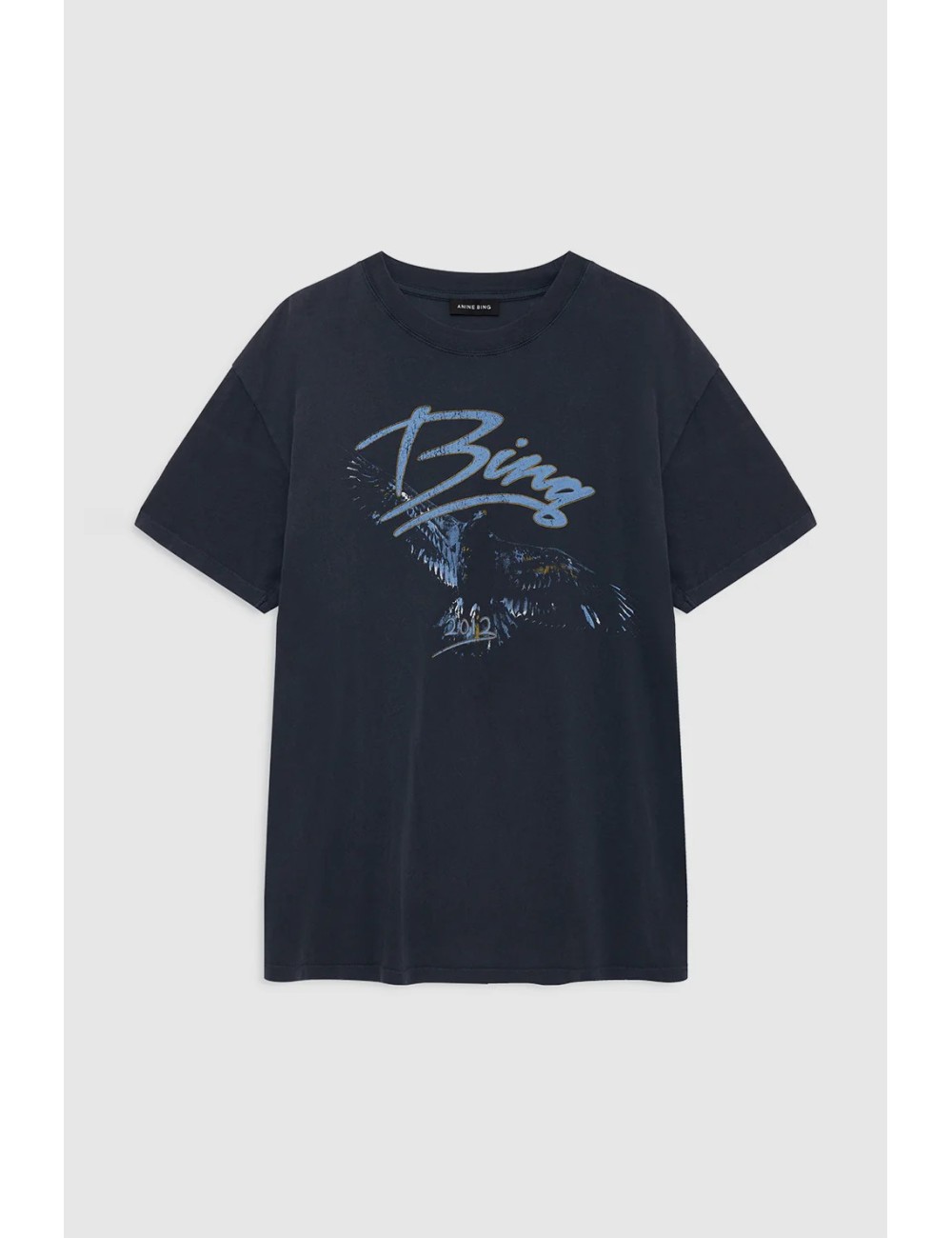 Tee-shirt KENT Eagle - Noir délavé