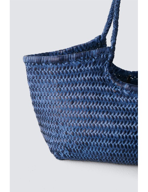 Grand cabas NANTUCKET - Marine, effet brossé