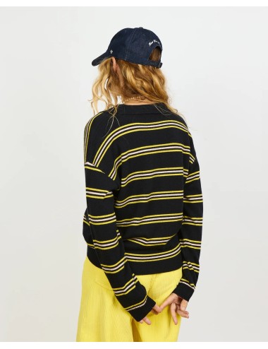 Polo LÉON Stripes Light - Navy