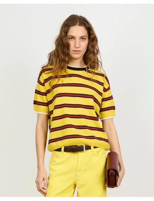 Tee-shirt ALBERTO Stripes Light - Sun