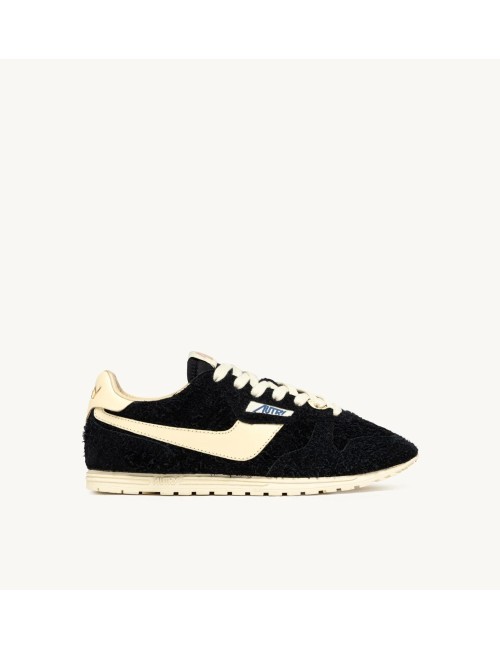 WINDSPIN Low, Daim et Cuir - Noir et Rutabaga