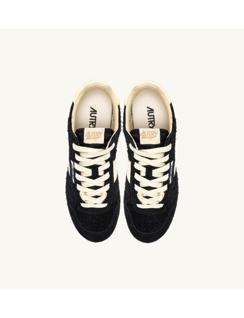 WINDSPIN Low, Daim et Cuir - Noir et Rutabaga