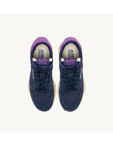 REELWIND Low, Nylon et Daim - Navy et Dewberry