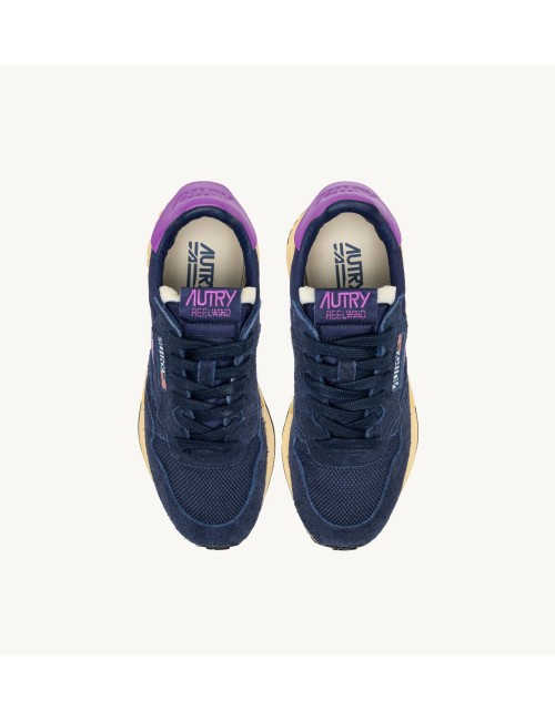 REELWIND Low, Nylon et Daim - Navy et Dewberry