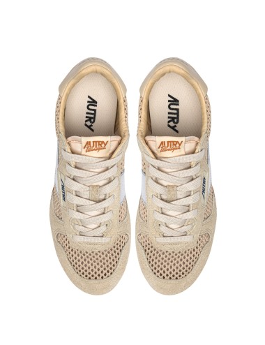 WINDSPIN Low, Daim - Écru et Argent