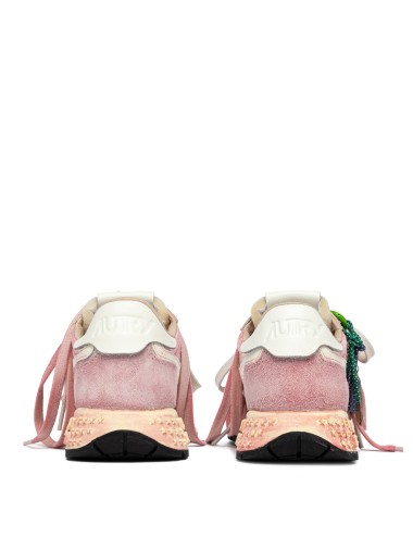 REELWIND Low, Daim et Nylon - Blanc et Rouge