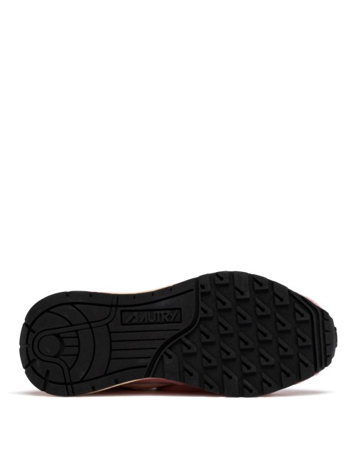 REELWIND Low, Daim et Nylon - Blanc et Rouge