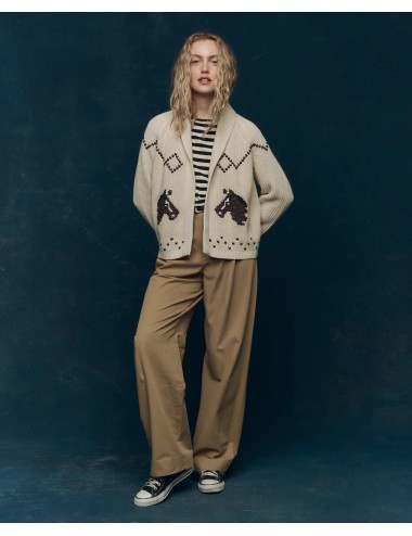 Cardigan HORSE LODGE - Crème