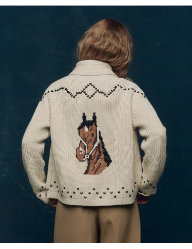 Cardigan HORSE LODGE - Crème