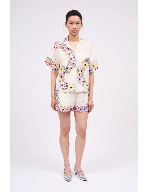 Short PETILOU - Broderie