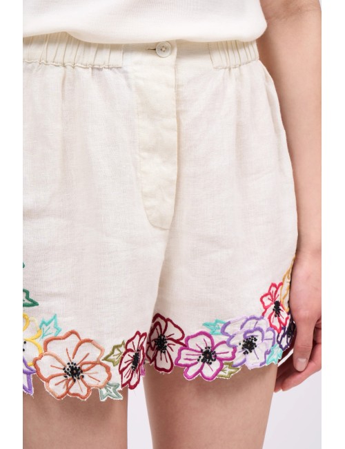 Short PETILOU - Broderie