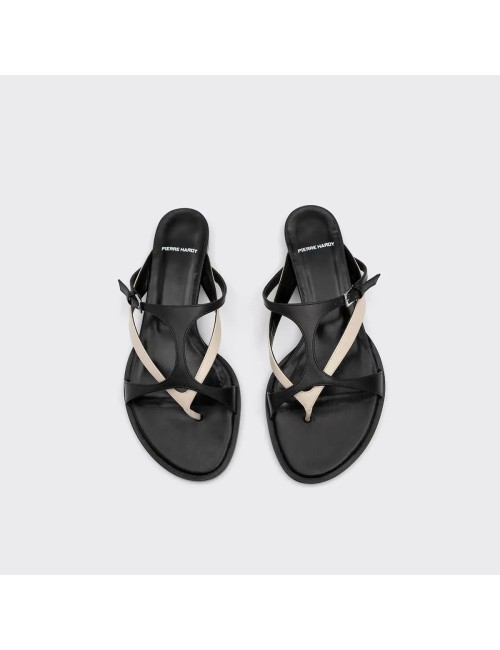 Sandales BRASILIA - Noir, Blanc cassé