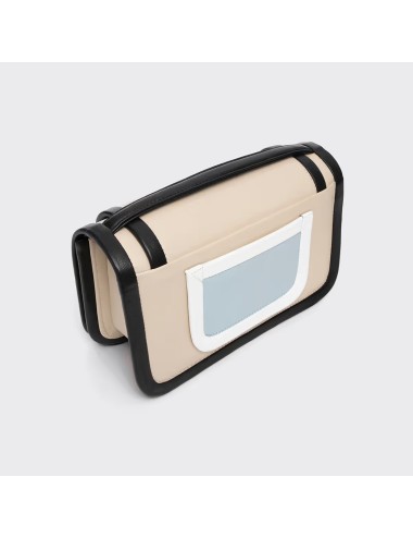 Sac à main MAXI ALPHA - Blanc cassé, Noir, Bleu ciel, Blanc