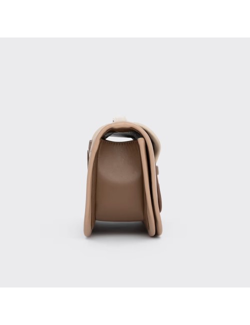 Sac à main MAXI ALPHA - Taupe, Camel, Blanc cassé