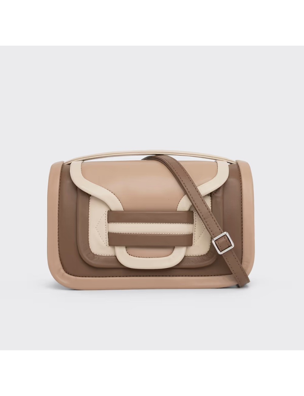 Sac à main MAXI ALPHA - Taupe, Camel, Blanc cassé