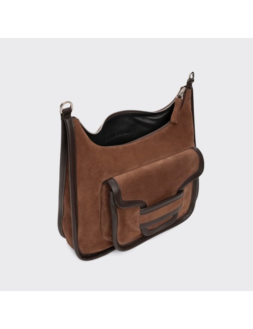 Sac besace ALPHA DAY - Brun